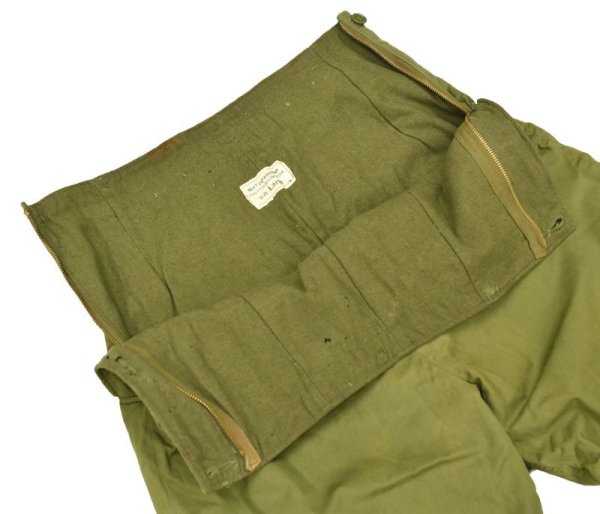 画像4: 50's【米軍実物】【U.S.NAVY】【ウール裏地付き】【デッキパンツ】【サイズL】  (4)
