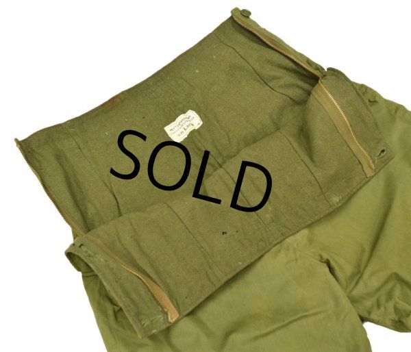 画像4: 50's【米軍実物】【U.S.NAVY】【ウール裏地付き】【デッキパンツ】【サイズＬ】  (4)