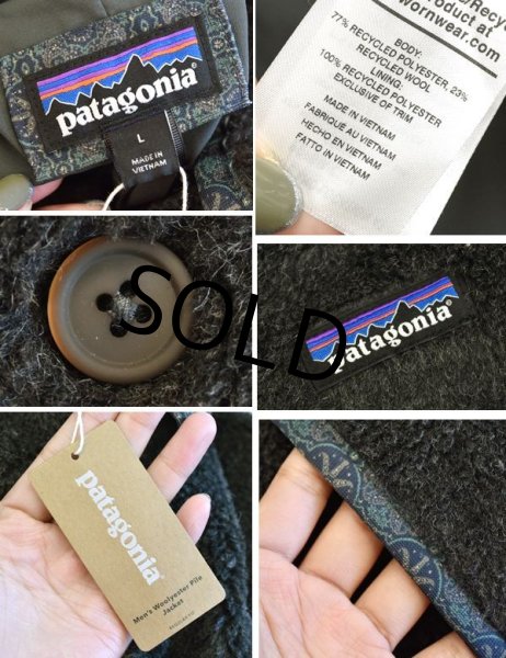 画像2: 新品未使用‼【PATAGONIA】【パタゴニア】【woolyester】【メンズ ウーリエステル パイルジャケット】【Forge Grey】【フォージグレー】【フリースコート】【22905】【サイズL】  (2)