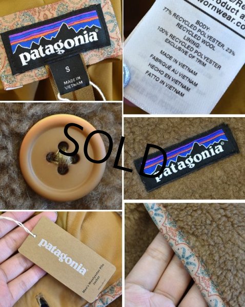 画像2: 新品未使用‼【PATAGONIA】【パタゴニア】【woolyester】【メンズ ウーリエステル パイルジャケット】【ブラウン】【フリースコート】【22905】【サイズS】  (2)