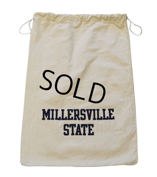 画像4: 【ビンテージ】【MILLERSVILLE STATE】【生成り】【ダッフルバッグ】  (4)