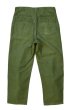 画像3: 60's【米軍実物】【ビンテージ】【ベイカーパンツ】【ボタンフライ】【ユーティリティパンツ】【W34.5程度】  (3)