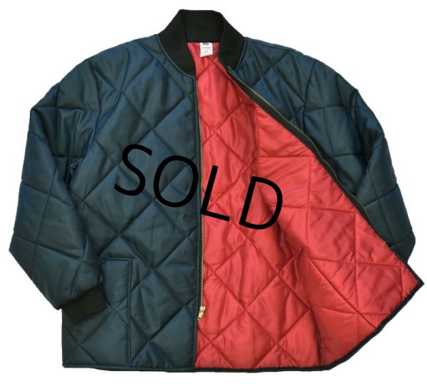 画像4: 90's【USA製】【デッドストック】【ビンテージ】【K penguin】【紺】【キルティングジャケット】【サイズM】   (4)