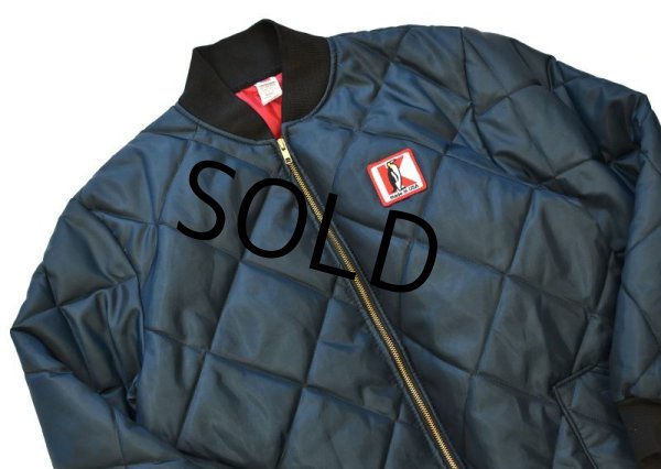 画像5: 90's【USA製】【デッドストック】【ビンテージ】【K penguin】【紺】【キルティングジャケット】【サイズM】   (5)