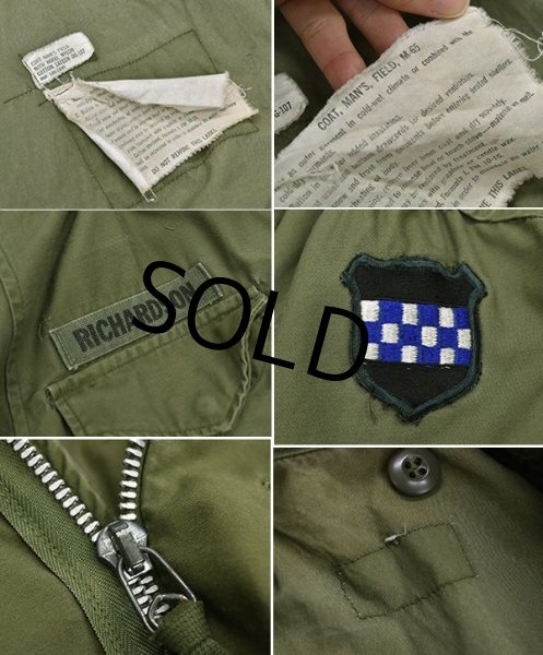 画像2: 【60's】【ビンテージ】【米軍実物】【初期型】【M-65】【アルミジップ】【フィールドジャケット】【実寸 XS-R】  (2)