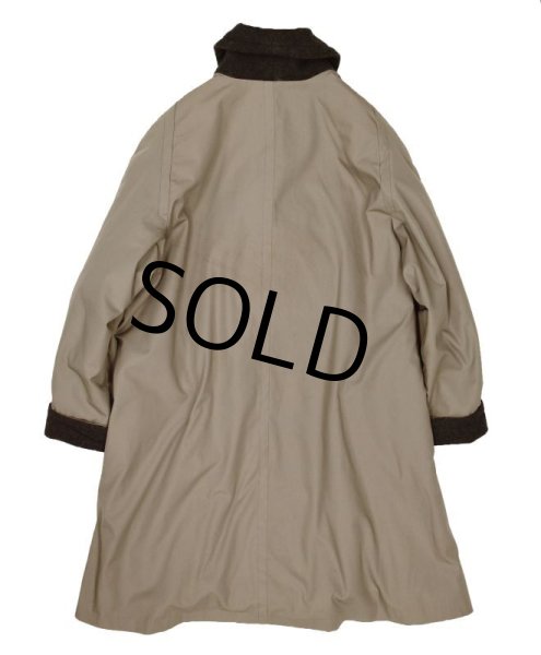 画像3: 【ビンテージ】【metropole kreymborg】【メトロポール クレイムボルグ 】 【グレーxチャコール】2トーン【ショールカラー】【レディースコート】【ウールコート】【サイズ38】  (3)