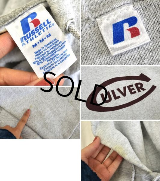 画像2: 【ビンテージ】【ラッセル】【グレー】【CULVER】【カルバー】米軍【ミリタリーアカデミー】【CMA】USMA【パーカー】【サイズM】  (2)