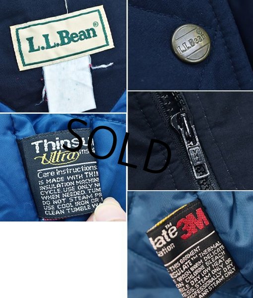 画像2: 【ビンテージ】【L.L.bean】【LLビーン】【黒】【シンサレート】ロングコート【レディース古着】レディースM  (2)