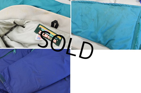 画像4: USA製【ビンテージ】【LLビーン】【L.L.bean】【青】【ダウン入りマウンテンパーカー】【PENOBSCOT PARKA】【ペノブスコットパーカー】ダウンジャケット【サイズM程度】  (4)