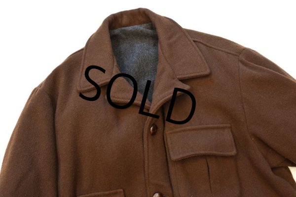 画像5: 【イタリー製】【ビンテージ】【MASON'S】【メイソンズ】【ブラウン】【スエード　エルボーパッチ付き】【ウールコート】【サイズ52】XL程度  (5)