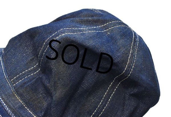 画像4: 30's【ビンテージ】U.S.ARMY【M37】デニムハット【デイジーメイハット】【56cm程度】  (4)