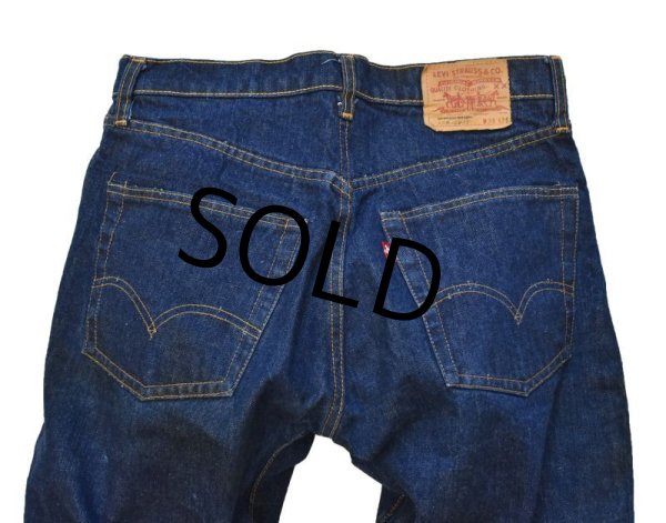 画像3: ワンウォッシュ程度!!【濃紺】【ビンテージ】【LEVI'S】【リーバイス】【505】シングルステッチ【66前期】【33x36】  (3)