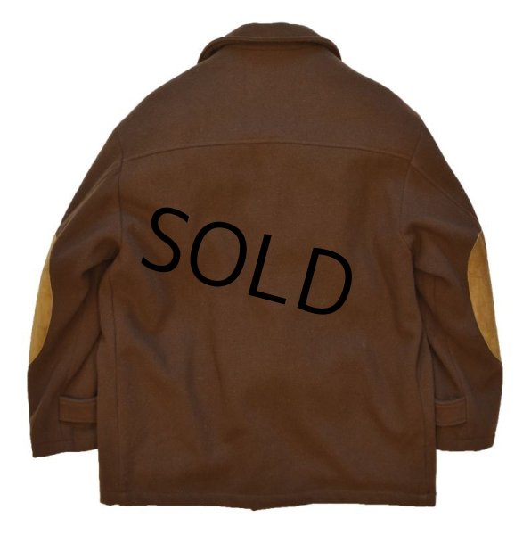 画像3: 【イタリー製】【ビンテージ】【MASON'S】【メイソンズ】【ブラウン】【スエード　エルボーパッチ付き】【ウールコート】【サイズ52】XL程度  (3)