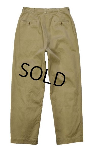 画像4: 【50's】【ビンテージ】U.S.ARMY【米軍実物】【45カーキ】【チノパンツ】【チノパン】【34×35】  (4)