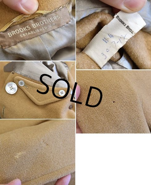 画像2: 【ビンテージ】【オールドブルックス】【Brooks Brothers】【キャメル】【ウールコート】【レディース古着】  (2)