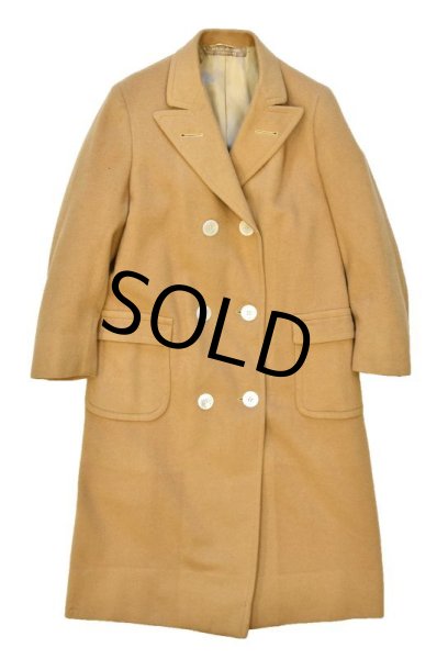 画像4: 【ビンテージ】【オールドブルックス】【Brooks Brothers】【キャメル】【ウールコート】【レディース古着】  (4)