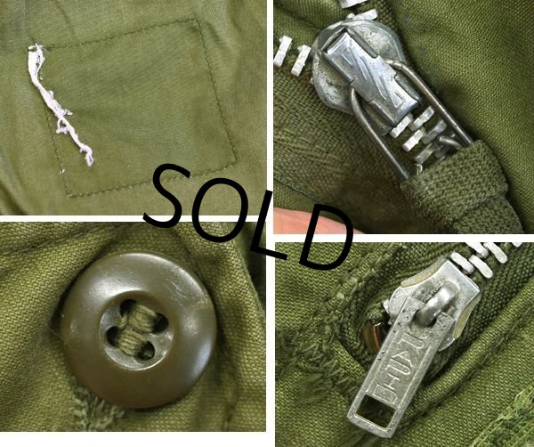 画像4: 【60's】【ビンテージ】【米軍実物】【U.S.ARMY】2'nd【2型】【M-65】【アルミジップ】【フィールドジャケット】【チロリアンテープ】  (4)