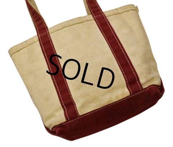 画像3: 稀少!!【内ポケット付き!!】【ビンテージ】【L.L.bean】【ＬＬビーン】 【赤×キャンバス】 【トートバッグ】  (3)