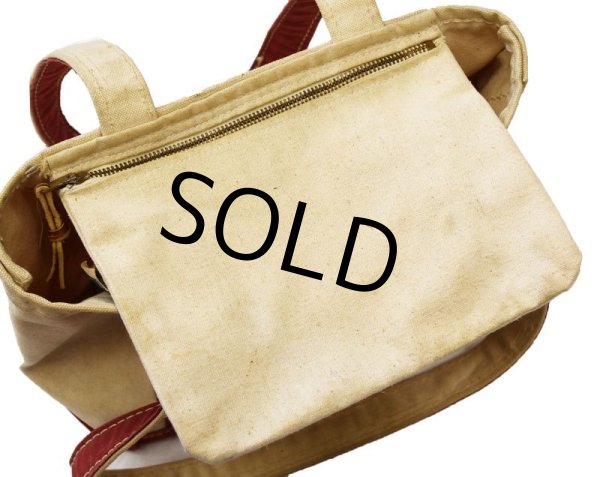 画像7: 稀少!!【内ポケット付き!!】【ビンテージ】【L.L.bean】【ＬＬビーン】 【赤×キャンバス】 【トートバッグ】  (7)