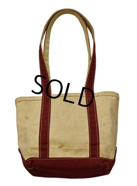 画像5: 稀少!!【内ポケット付き!!】【ビンテージ】【L.L.bean】【ＬＬビーン】 【赤×キャンバス】 【トートバッグ】  (5)