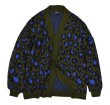 画像1: 【TOPSHOP】【ニットカーディガン】ヒョウ柄 ニットガウン US8【レディース古着】  (1)