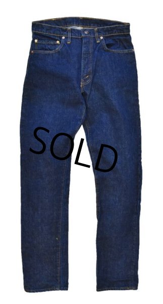 画像4: ワンウォッシュ程度!!【濃紺】【ビンテージ】【LEVI'S】【リーバイス】【505】シングルステッチ【66前期】【33x36】  (4)