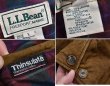 画像2: 【ビンテージ】USA製【ＬＬビーン】【L.L.bean】【ブラウン】【中綿入りスエードコート】スエードジャケット【レディースＬ】レディース古着  (2)