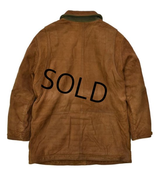 画像3: 【ビンテージ】USA製【LLビーン】【L.L.bean】【ブラウン】【中綿入りスエードコート】スエードジャケット【レディースL】レディース古着  (3)