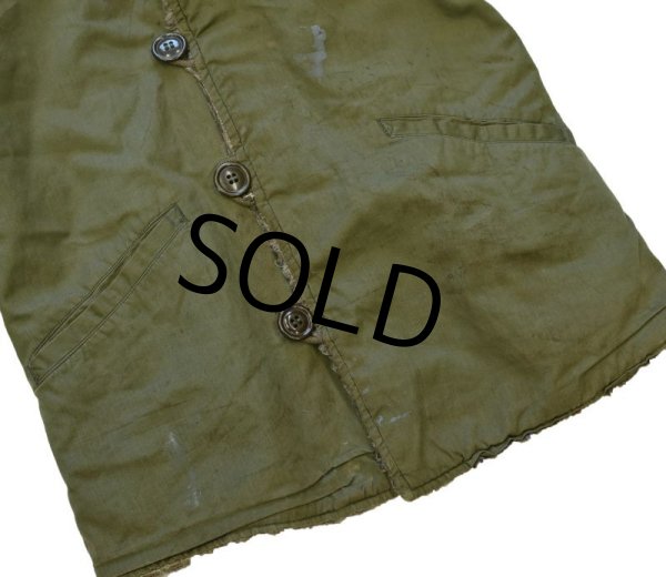 画像4: 【40's】【ビンテージ】【米軍実物】【U.S.army】【M-43】【アルパカライナー】【パイルライナー】【サイズ34程度】  (4)
