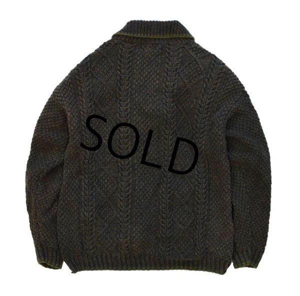 画像3: ビンテージ【エディーバウアー】【深緑】【ショールカラー】【ポケット付き】【コットンセーター】【サイズＬ】  (3)