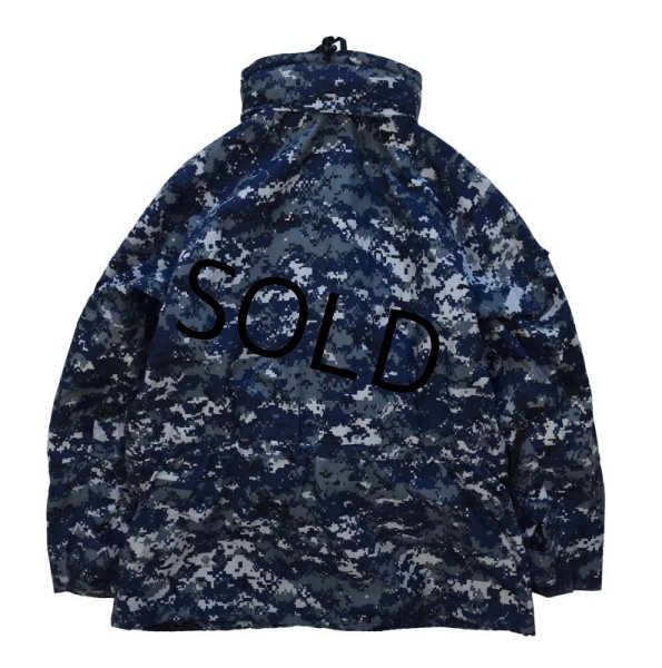 画像5: 【U.S.NAVY】【ＵＳＮ】【デジタルカモ】【ゴアテックス】 【ネイビー】【ワーキングパーカー】ゴアテックスパーカー【Ｌ-Ｒ】  (5)