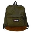 画像7: 【ビンテージ】USA製 【EASTPAK】【イーストパック】【 ボトムレザー】【底レザー】【オリーブドラブカラー】【ODカラー×ブラウン】【デイパック】【バックパック】【リュックサック】  (7)
