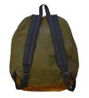 画像3: 【ビンテージ】USA製 【EASTPAK】【イーストパック】【 ボトムレザー】【底レザー】【オリーブドラブカラー】【ODカラー×ブラウン】【デイパック】【バックパック】【リュックサック】  (3)