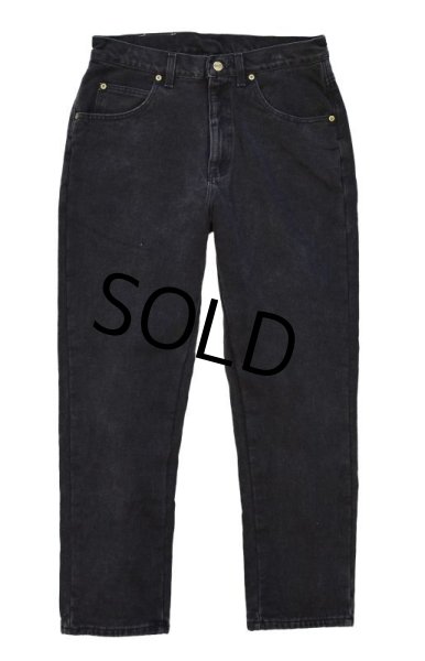 画像2: 【USA製】【L.L.bean】LLビーン【黒】【チェック裏地付き】【デニムパンツ】【33×30】  (2)