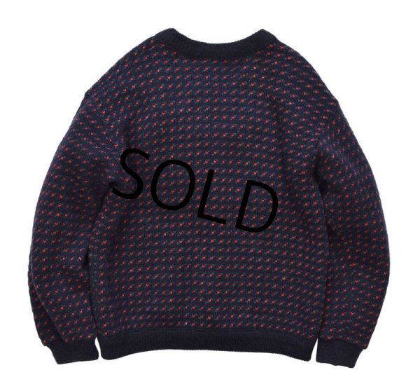 画像3: 【L.L.bean】ノルウェー製【ＬＬビーン】【バーズアイ】【ノルディックカーディガン】【レディースＳ】レディース古着】  (3)