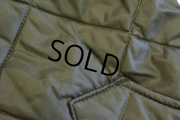画像4: 【USA製】【ビンテージ】【ビッグスミス】【オリーブグリーン・緑】【ナイロンキルティング】【ベスト】【サイズＳ】  (4)