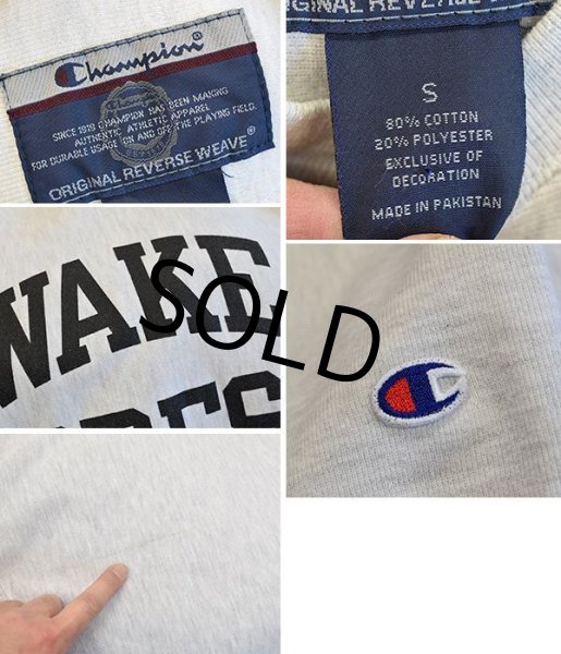 画像2: 【チャンピオン】【リバースウィーブ】【WAKE FOREST】【スウェット】【サイズS】  (2)