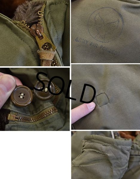 画像3: 【ビンテージ】【米軍実物】WW2 【40's】【USAAF】 【B-11】【フライトジャケット】 【40R】   (3)
