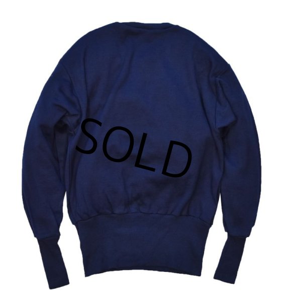 画像3: フレンチアーミー【フランス製】【紺】肩ボタン【セーター】レディース古着  (3)