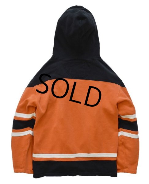 画像3: 【NHL】【Old Time Hockey】【フィラデルフィア・フライヤーズ】【FLYERS HOCKEY】ナショナルホッケーリーグ【黒×オレンジ×白】【レースアップ】【スウェットパーカー】【サイズL】  (3)