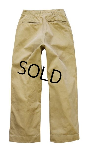 画像5: 【WW2】【ビンテージ】【U.S.ARMY】【米軍実物】【41カーキ】【メタルボタン】【チノパンツ】【チノパン】【W27程度】  (5)