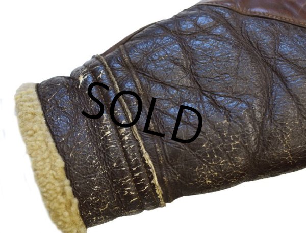 画像6: 【40's】【ビンテージ】【米軍実物】【USAAF】【B-3】エアロレザー【ボマージャケット】【ムートンジャケット】【40R】  (6)