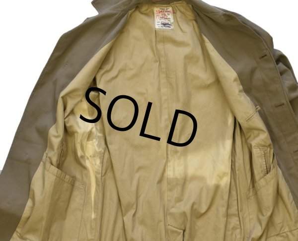 画像5: 【ビンテージ】【ブリティッシュアーミー】【イギリス軍】ウールギャバジン【ステンカラーコート】【レインコート】【サイズ１０】  (5)