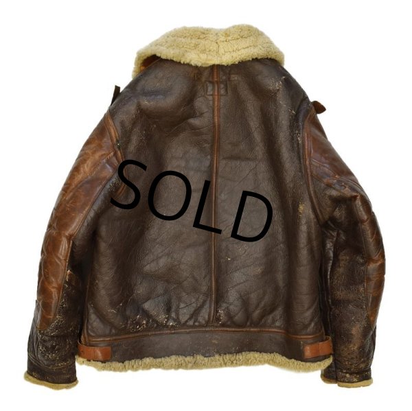 画像4: 【40's】【ビンテージ】【米軍実物】【USAAF】【B-3】エアロレザー【ボマージャケット】【ムートンジャケット】【40R】  (4)