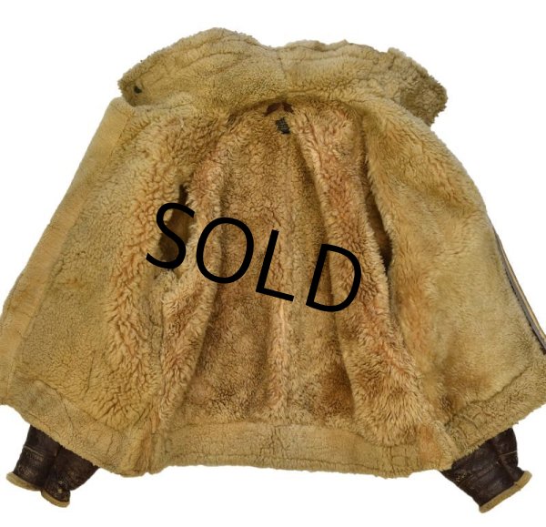 画像7: 【40's】【ビンテージ】【米軍実物】【USAAF】【B-3】エアロレザー【ボマージャケット】【ムートンジャケット】【40R】  (7)