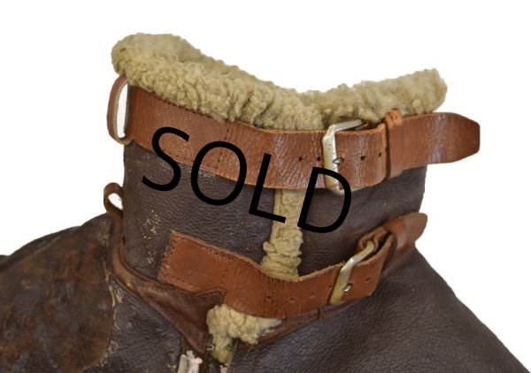 画像8: 【40's】【ビンテージ】【米軍実物】【USAAF】【B-3】エアロレザー【ボマージャケット】【ムートンジャケット】【40R】  (8)