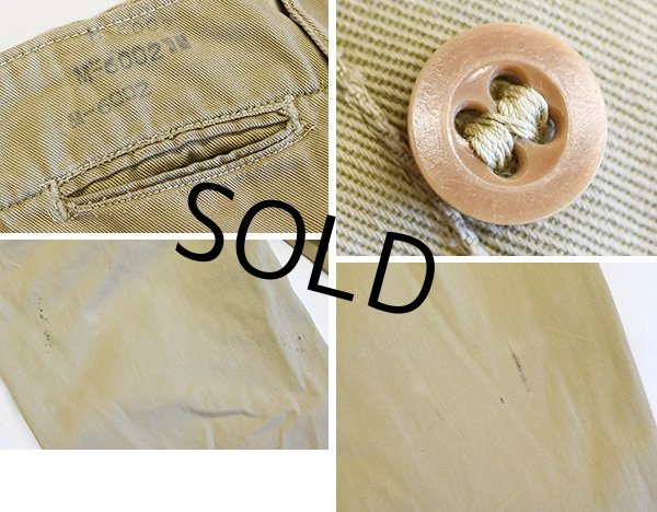 画像2: 【40's】【ビンテージ】米軍実物【USMC】【チノパンツ】【チノパン】【W27.5程度】  (2)