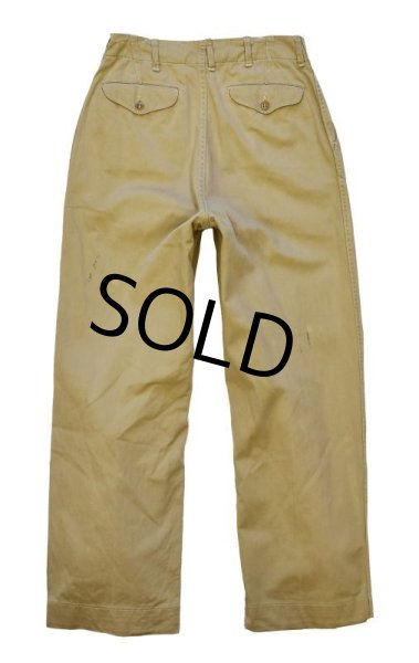 画像4: 【40's】【ビンテージ】米軍実物【USMC】【チノパンツ】【チノパン】【W27.5程度】  (4)