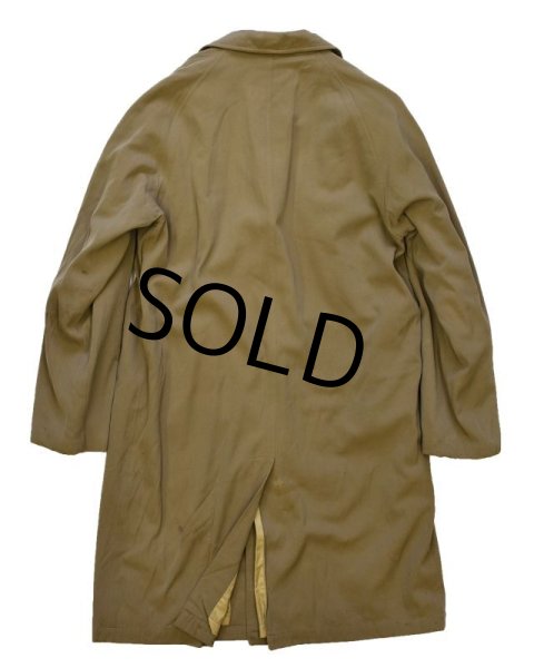 画像4: 【ビンテージ】【ブリティッシュアーミー】【イギリス軍】ウールギャバジン【ステンカラーコート】【レインコート】【サイズ１０】  (4)
