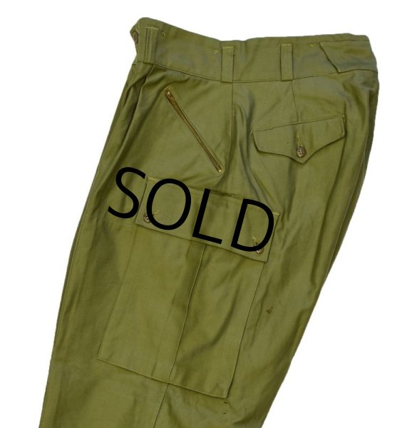 画像7: 【デッドストック】ビンテージ【40's】WW2【米軍実物】【U.S.ARMY】山岳部隊【マウンテントラウザーズ】【マウンテンパンツ】【W34】  (7)